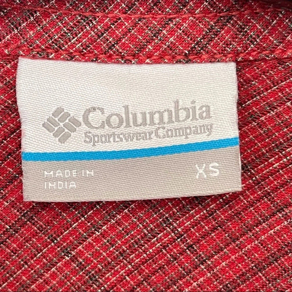 Columbia Women's Standard Times Two Corduroy Long Sleeve Shirt, Red Plaid, XS - Picture 14 of 16